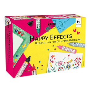 KREUL Kreativ-Set "Happy Effects", 6-teilig