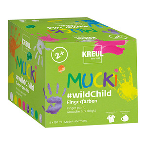 KREUL Fingerfarbe "MUCKI", Premium-Set #wildChild