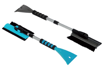 IWH Teleskop-Eiskratzer mit Schneebesen, 66 cm