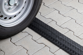 cartrend Kabelbrücke, Länge: 1,0 m, schwarz