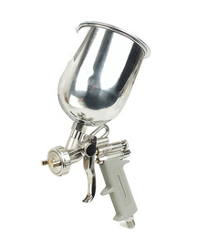 BRÜDER MANNESMANN Druckluft-Farbspritz-Pistole, 1,5 mm Düse mit Stecktülle für 