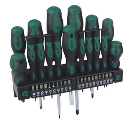 BRÜDER MANNESMANN Schraubendreher-Satz, 37-teilig