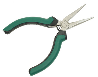 BRÜDER MANNESMANN Spitzzange "Elektronik", 125 mm, gerade