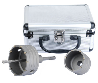 BRÜDER MANNESMANN Carbid-Schlagbohrkronen-Satz, 4-tlg