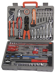 BRÜDER MANNESMANN Werkzeug-Satz, 555-tlg., im Kunstoffkoffer mit allen gebräuch