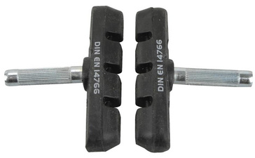 FISCHER Fahrrad-Bremsschuhe, V-Bremse, klemmbar