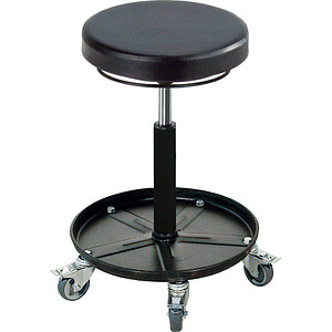 mey chair Arbeitshocker 09062 schwarz Kunstleder