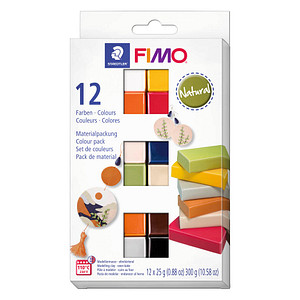 FIMO SOFT Modelliermasse-Set "Natural", 12er Set