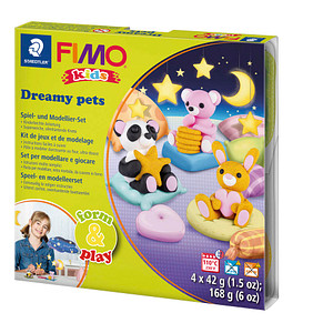 FIMO kids Modellier-Set Form & Play "Dreamy pets