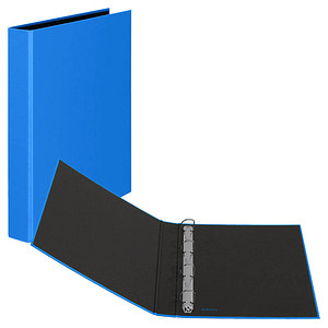 VELOFLEX Basic Ringbuch 4-Ringe blau 3,5 cm DIN A4