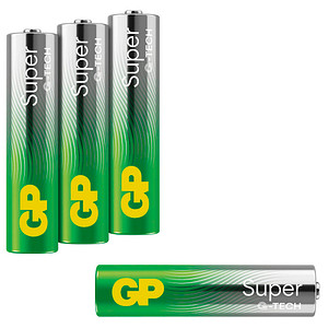 4 GP Batterien SUPER Micro AAA 1,5 V