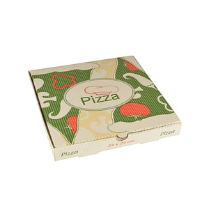 100 PAPSTAR Pizzakartons pure 24,0 x 3,0 cm