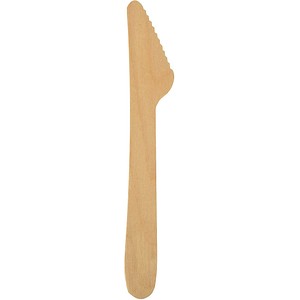 PAPSTAR Holz-Messer "pure", Länge: 165 mm, 500er