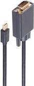 SHIVERPEAKS BS10-54025 Mini Displayport VGA Schwarz Kabelschnittstellen-/adapte