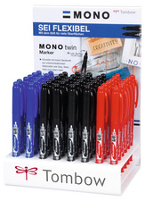 Tombow Doppel-Fineliner MONO twin, 48er Display