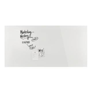 Design-Glasboards, magnetisch 2000x1000 mm, brillant-weiß