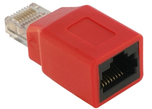 DELOCK NICz RJ45 Crossover Adapt. Bu-St kompakt