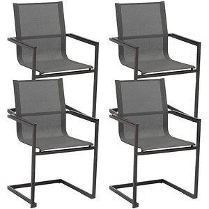 4 Garden Pleasure Gartenstühle Sophia anthrazit