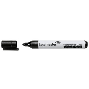 10 Legamaster TZ 100 Whiteboard- und Flipchart-Marker schwarz 1,5 - 3,0 mm