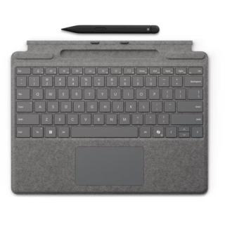 MICROSOFT Surface Pro Keyboard [DE] Platin + Slim Pen 2 Schwarz mit Copilot But