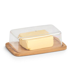 Zeller Butterdose 6,0 cm hoch transparent