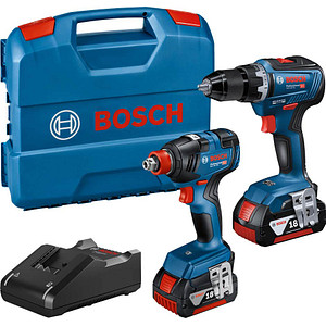 BOSCH Professional GDX 18V-200 + GSR 18V-55 Akku-Drehschlagschrauber-Set 18,0 V