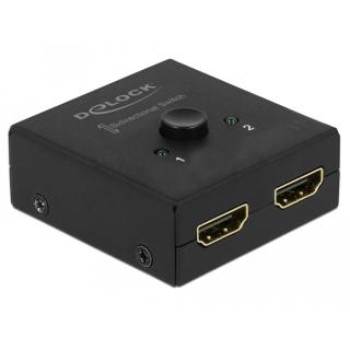 DeLOCK 2 in1 Umschalter bidirektional 4K 60 Hz HDMI-Switch 2-fach