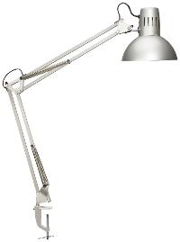 MAUL LED-Tischleuchte MAULstudy, mit Klemmfuß, silber