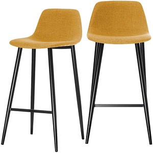 PAPERFLOW Barhocker MUST, 2er Set, safran