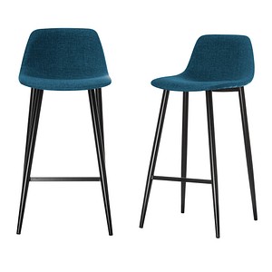 PAPERFLOW Barhocker MUST, 2er Set, blau