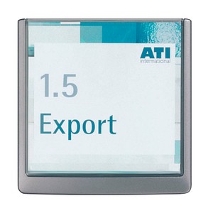 DURABLE Türschild CLICK SIGN, (B)149 x (H)148,5 mm, graphit