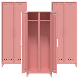 AKTION: BISLEY Spinde Fern Maxi pastelpink FERMAX620P3, 1 Schließfach 70,0 x 51,0 x 180,0 cm