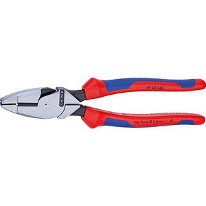 KNIPEX Kombizange Lineman's Pliers Kraft 09 02 240 poliert 24,0 cm