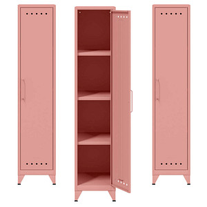 AKTION: BISLEY Spinde Fern Locker pastelpink FERLOC620P3, 1 Schließfach 38,0 x 51,0 x 180,0 cm