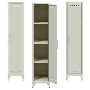 AKTION: BISLEY Spinde Fern Locker verkehrsweiß FERLOC696P3, 1 Schließfach 38,0 x 51,0 x 180,0 cm