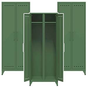 AKTION: BISLEY Spinde Fern Maxi olivgrün FERMAX623P3, 1 Schließfach 70,0 x 51,0 x 180,0 cm