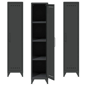 AKTION: BISLEY Spinde Fern Locker anthrazitgrau FERLOC634P3, 1 Schließfach 38,0 x 51,0 x 180,0 cm