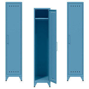 AKTION: BISLEY Spinde Fern Locker blau FERLOC3S605P3, 1 Schließfach 38,0 x 51,0 x 180,0 cm