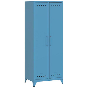 BISLEY Stahlschrank Fern Maxi FERMAX605 blau 70,0 x 51,0 x 180,0 cm, aufgebaut