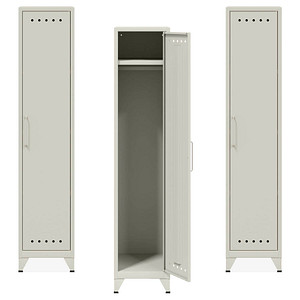 AKTION: BISLEY Spinde Fern Locker verkehrsweiß FERLOC3S696P3, 1 Schließfach 38,0 x 51,0 x 180,0 cm