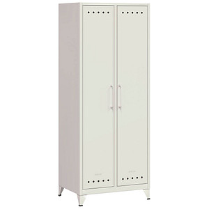 BISLEY Stahlschrank Fern Maxi FERMAX696 verkehrsweiß 70,0 x 51,0 x 180,0 cm, aufgebaut