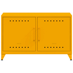 BISLEY Sideboard Fern Cabby, FERCAB642 gelb 4 Fachböden 114,0 x 40,0 x 72,5 cm