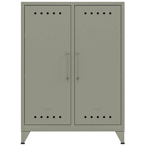 BISLEY Sideboard Fern Middle, FERMID645 lichtgrau 6 Fachböden 80,0 x 40,0 x 110,0 cm
