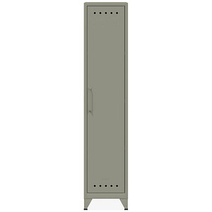 BISLEY Spind Fern Locker lichtgrau FERLOC645, 1 Schließfach 38,0 x 51,0 x 180,0 cm