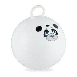 relaxdays Hüpfball Panda weiß mit Motiv, Ø 45,0 cm, 1 St.