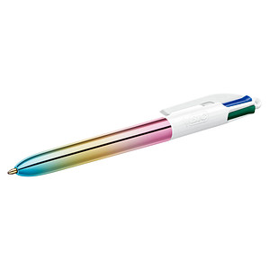 BIC 4-Farben-Kugelschreiber GRADIENT mehrfarbigSchreibfarbe farbsortiert, 1 St.