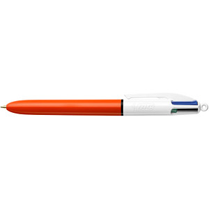 BIC 4-Farben-Kugelschreiber Original orangeSchreibfarbe farbsortiert, 1 St.