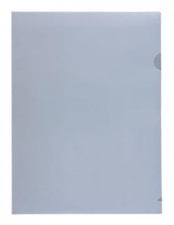 Sichthüllen / Aktenhüllen / Dokumentenhüllen A4, 180-200my, aus PP, mit Daumenaussparung, oben und seitlich offen, Farbe: transparent farblos (milchig) - 10 Stück