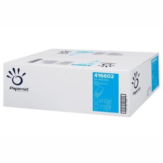 Papierhandtücher 2-lagig, W-Falz, 20,30cm x 32,00 cm, Deinktes Papier weiß, 3000 Blatt/Karton 20 x 150 Blatt