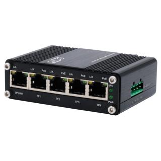 EXSYS GmbH Mini 5-Port Ethernet PoE Switch - 5*10/100/1000Tx EX-62020POE - Swit